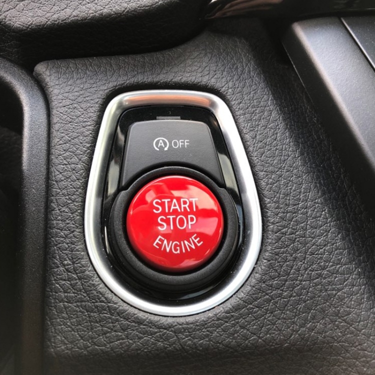 Couvercle de bouton poussoir de clé de démarrage de moteur de