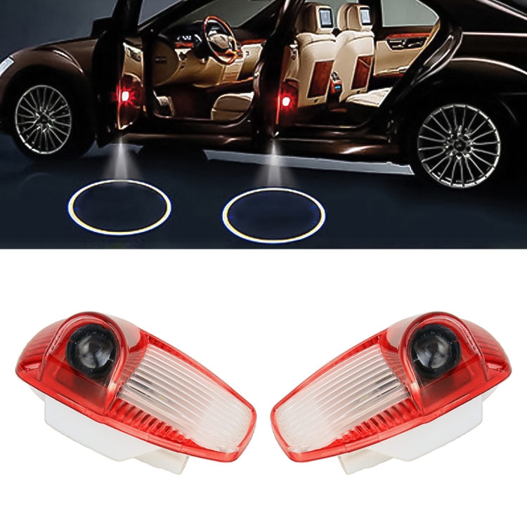 2 PCS Car Door Logo Light Brand Shadow Lights Courtesy Lamp for