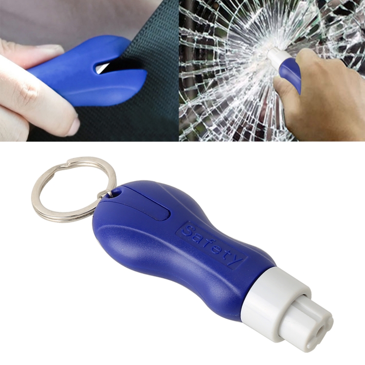 Mini Security Hammer Keychain Car Window Glass Breaker Rescue Hammer Seat  Belt Cutter Car Life Saving Escape Tool