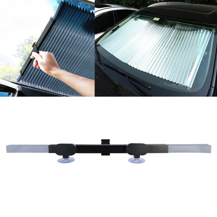 Car Sucker Suction Cups Retractable Windshield Sun Shade Block Sunshade Cover for Solar UV