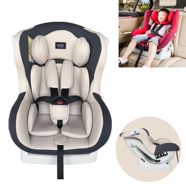 Auto vorwärts und rückwärts installieren Kinder Sicherheit  Sicherheitsgurtbefestigung zum Sitzen und Liegen (Beige)