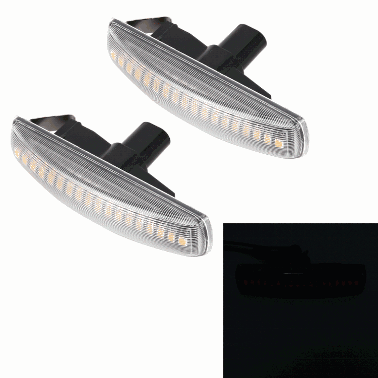Paire LED Arrière Éclairage Plaque Immatriculation Feux Unités Lampes For  Nissan