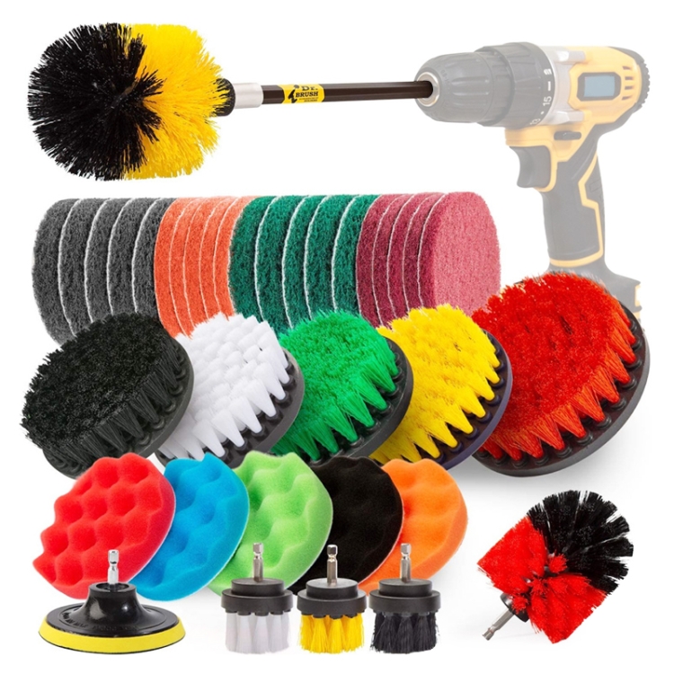 Universal Electric Drill Cleaning Brush Head Floor Decontamination