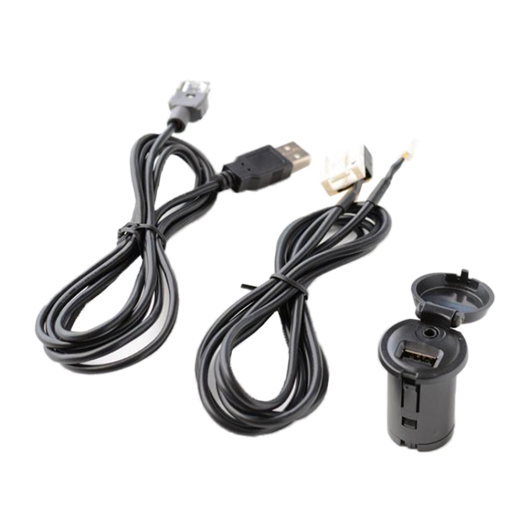 Câble adaptateur audio USB / AUDIO de voiture RD45 USB / Aux Citroen C2 /  C5 / Peugeot 207/307/