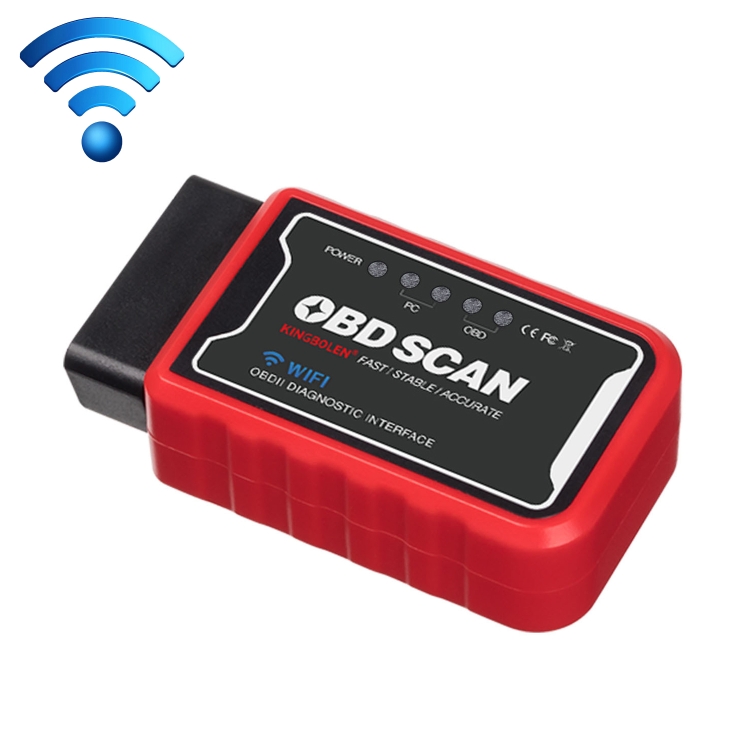 OBD II ELM327 WIFI car fault diagnosis instrument tool for Android and  Apple iOS system