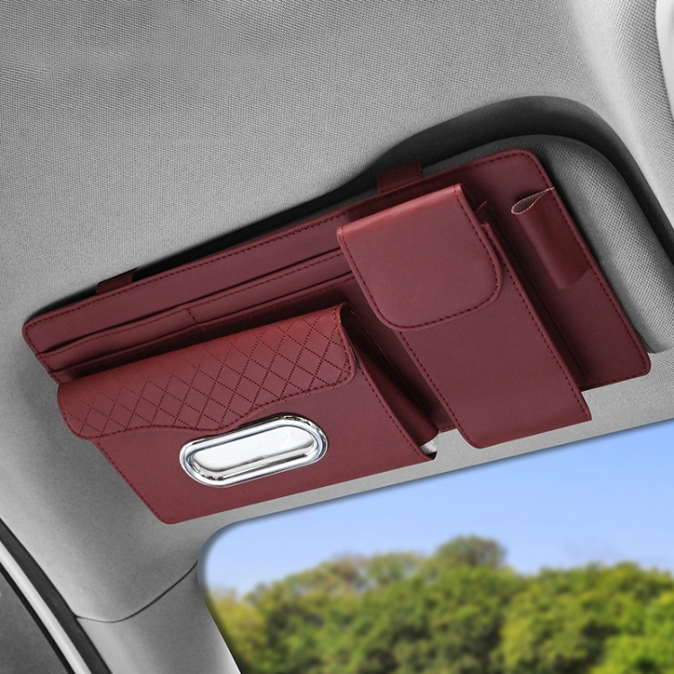 Car sun on sale visor storage