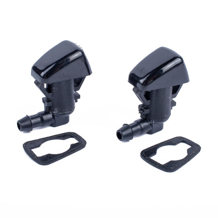 2 Universal Green LED Windshield Washer Nozzles - Upgrade Your Car's Spray Jets