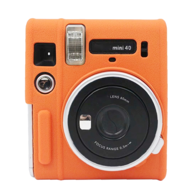 Fujifilm Instax Mini 40 (오렌지) 용 소프트 실리콘 보호 케이스