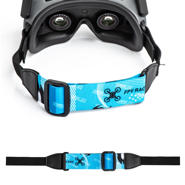 For DJI Avata Goggles 2 STARTRC Headband Elastic Straps(Blue)
