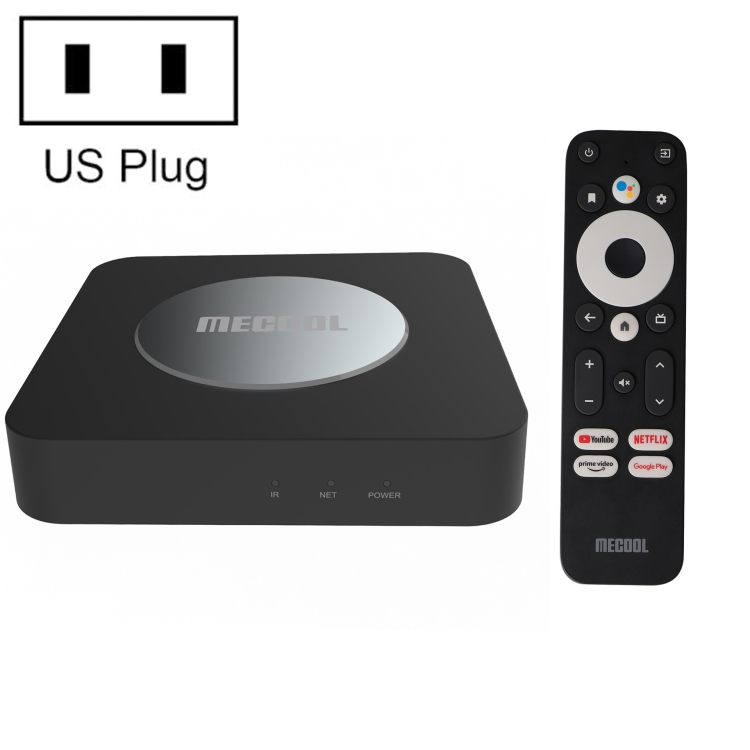 MECOOL KM2 Plus 4K Smart TV BOX Android 11.0 Media Player con control  remoto, Amlogic S905X2