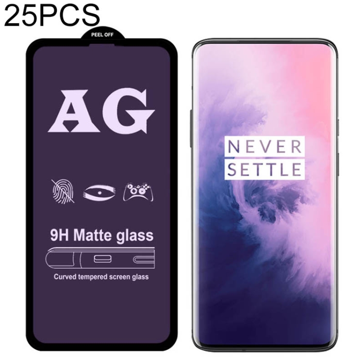 evigt Som regel Kontur 25 PCS AG Matte Anti Blue Light Full Cover Tempered Glass For OnePlus 6