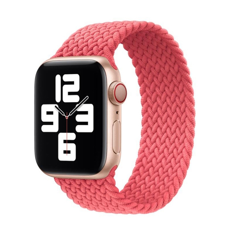 Nylon Single-turn Braided Watch Band For Apple Watch Series 7