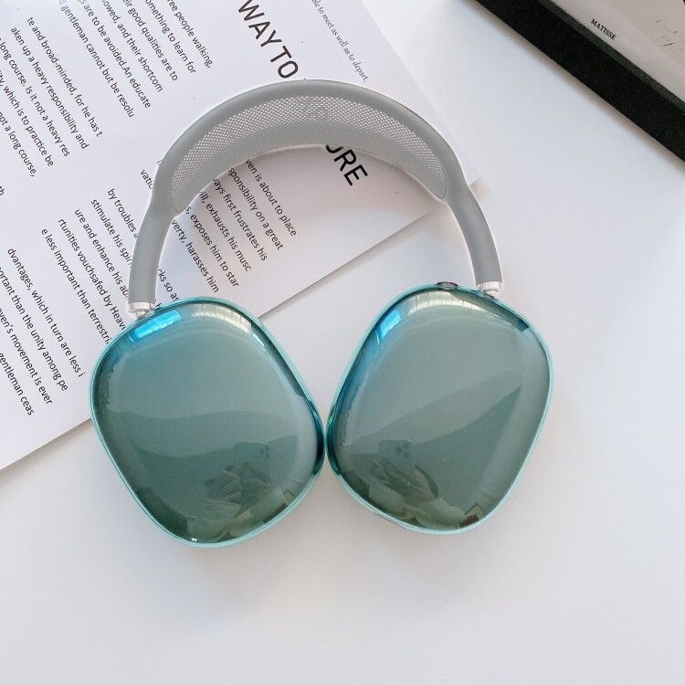 Funda protectora transparente de auriculares para Airpods Max (Verde)
