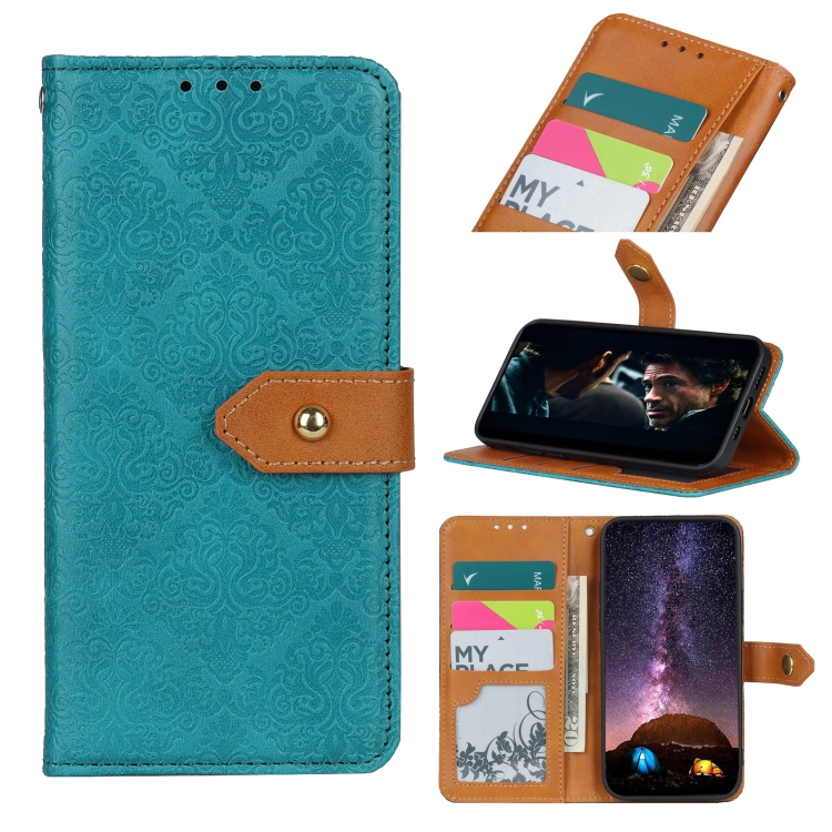 Custodia Portafoglio In Pelle PU Con Supporto Per Motorola Edge S / Moto G100 - Rossa, Con Slot Per Schede E Chiusura Magnetica - 3