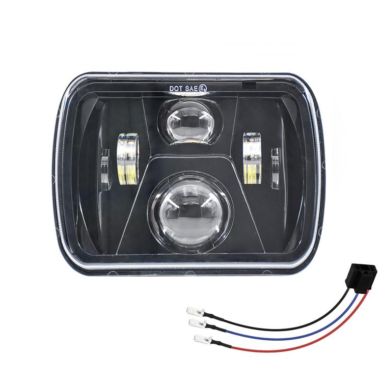 7 Inch 5X7 H4 15W Dc 9 - 30V 1500Lm Ip67 Car Truck Off - Road Vehicle Led Work Lights / Headlight With 15Leds Lamps main image 0