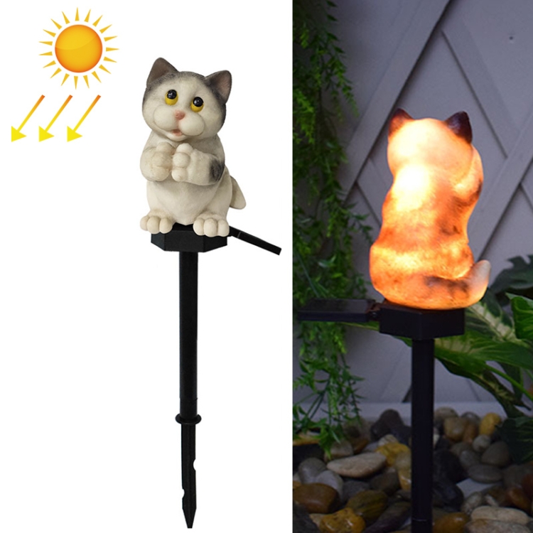 Lampada gatto con solare