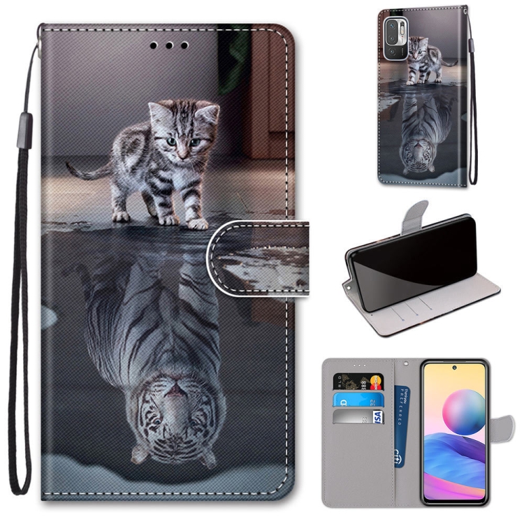 Xiaomi Redmi Note 13 Pro Plus 5g Case,pattern Leather Flip Wallet Card  Holder Compatible With Xiaomi Redmi Note 13 Pro Plus 5g Cover - Tiger And  Cat
