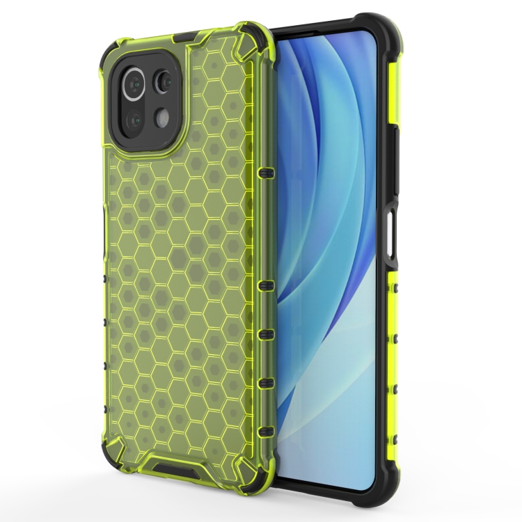 Para Xiaomi MI 11 Lite Hackproof Honeycomb PC Funda protectora