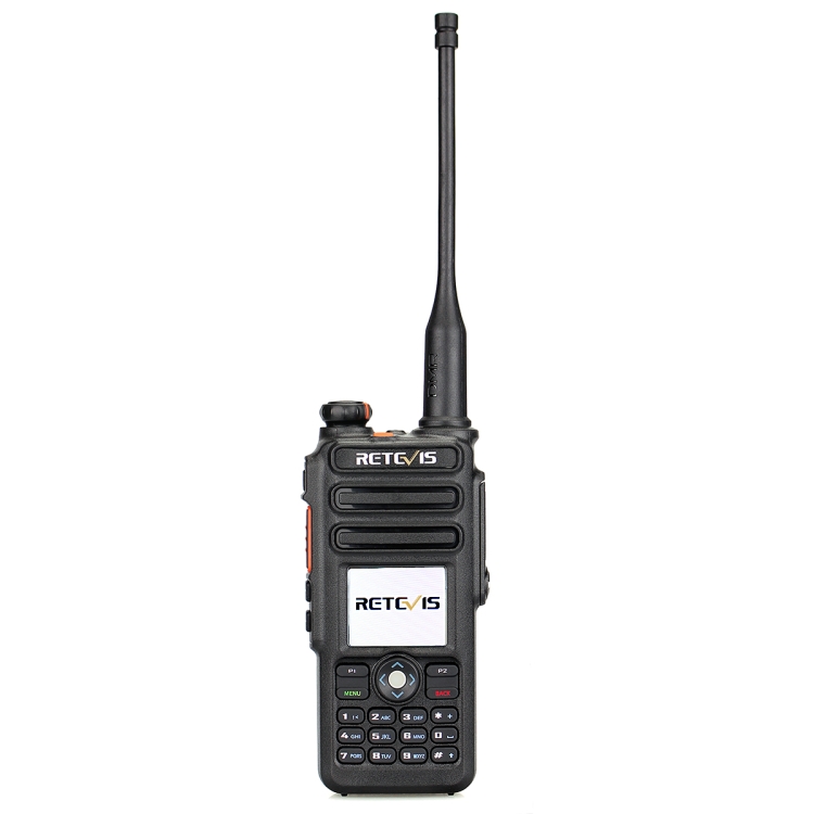 RETEVIS RT82 136-174400-480MHz 3000CHS Dual Band DMR Digital Waterproof Two  Way Radio Handheld Walkie Talkie, UK Plug(Black)