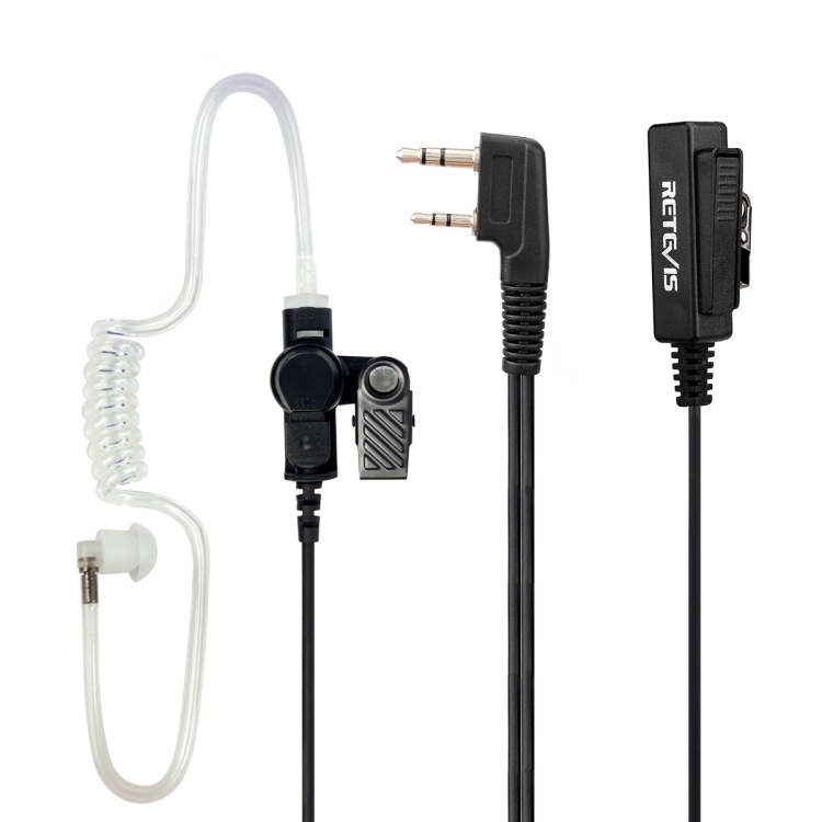 Auricular Walkie Talkie 2 Pin enchufe K tubo acústico aire Ptt