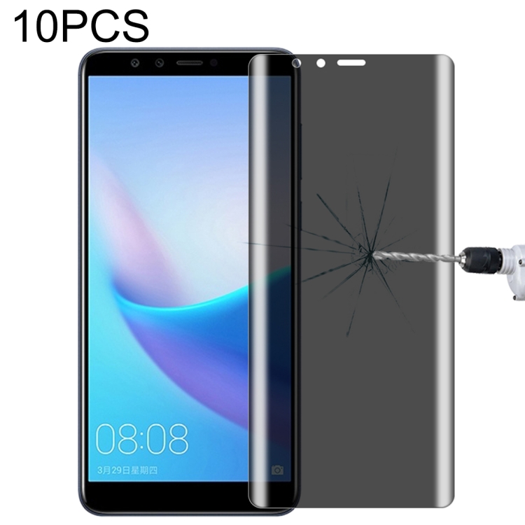 สำหรับ Huawei Honor 8 Plus 10 ชิ้น 9H ความแข็งผิว 180 องศาความเป็น ...