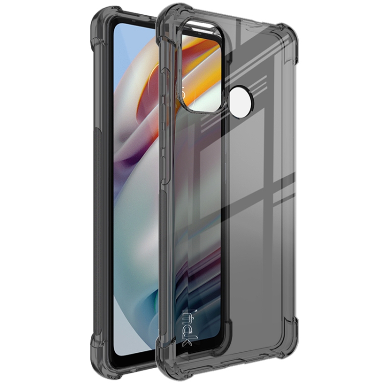 Para Motorola Moto G73 5G imak a prueba de golpes Airbag TPU Funda para  teléfono (negro transparente)