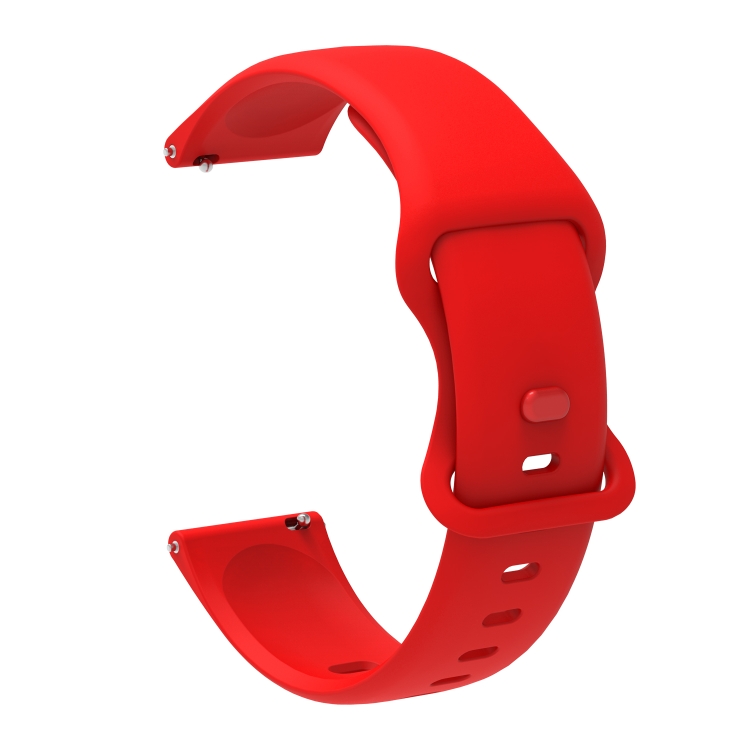 20 mm para Garmin Venu / Samsung Galaxy Watch Active 2 Universal Back Back  Hebilla Perforation Silicone