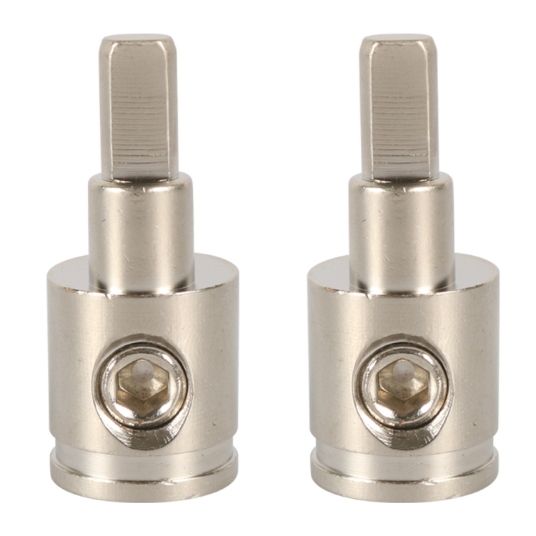 Connectors, Switches & Wire A5679 2 PCS Car Large Size Nickelplated Brass 0GA to 4GA Audio