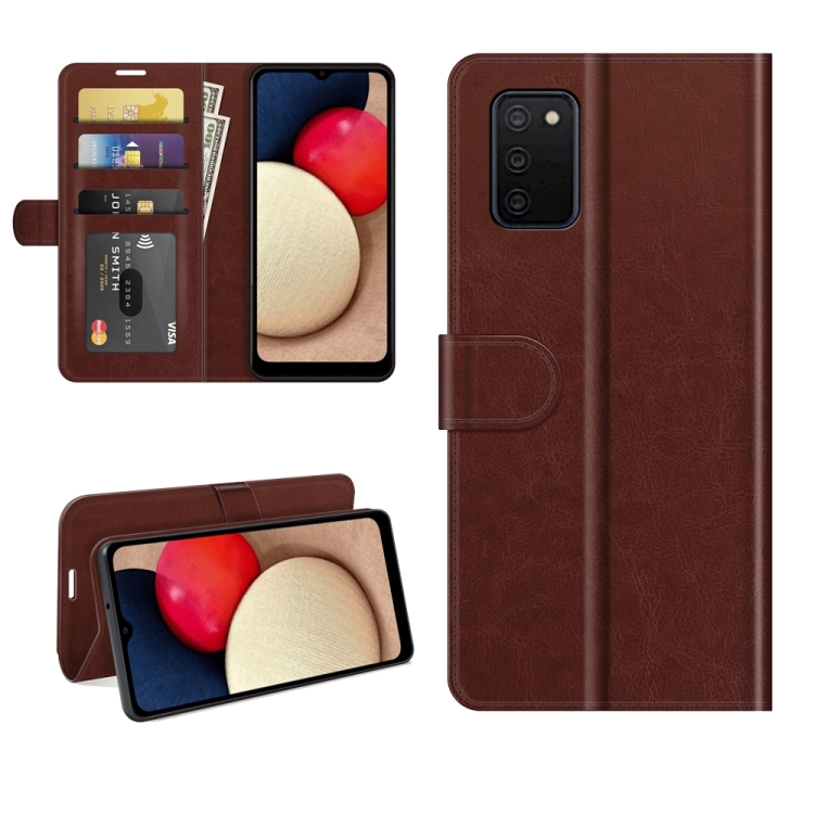 Custodia A Portafoglio Con Flip Per Samsung Galaxy A03S 166mm – Cover In Pelle PU Con Slot Per Carte E Supporto – Colore Vino Rosso, Chiusura Magnetica