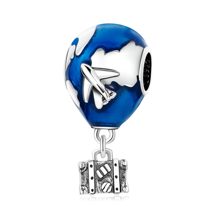 Hot Air Balloon Necklace Ceramic Bead on Antiqued Brass | Etsy | Hot air  balloon necklace, Air balloon, Balloon necklace