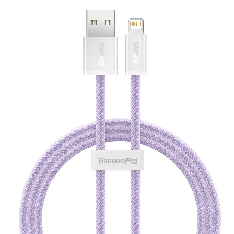 Baseus-Cable USB 2.4A de carga rápida para iPhone, Cable de