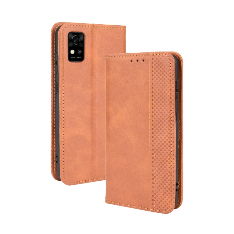 Custodia Flip In Ecopelle Per ZTE Blade A75 E V60 – Con Supporto E Chiusura Magnetica