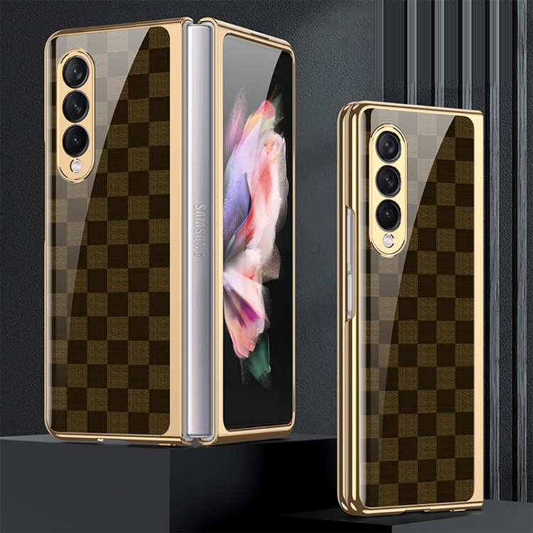 Electroplated Wallets Phone Case for Galaxy Z Fold 3 Case 