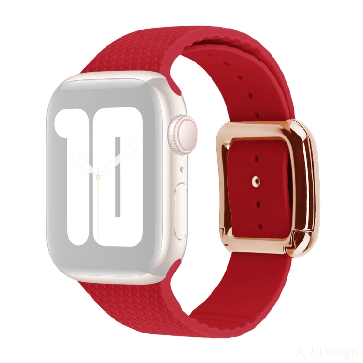 Rose red apple sale watch band