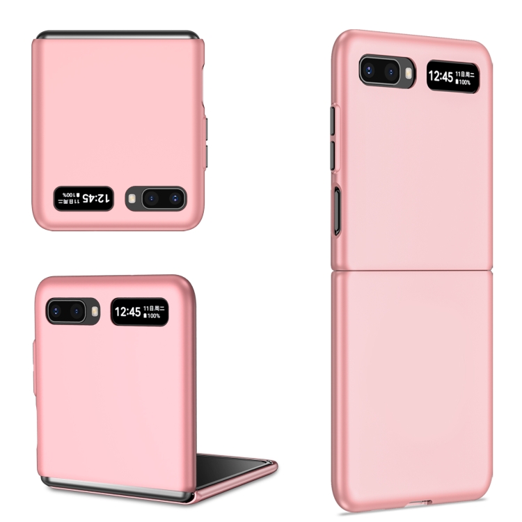 Para Samsung Galaxy Z Flip 5G Armor Funda de teléfono plegable (rosa)