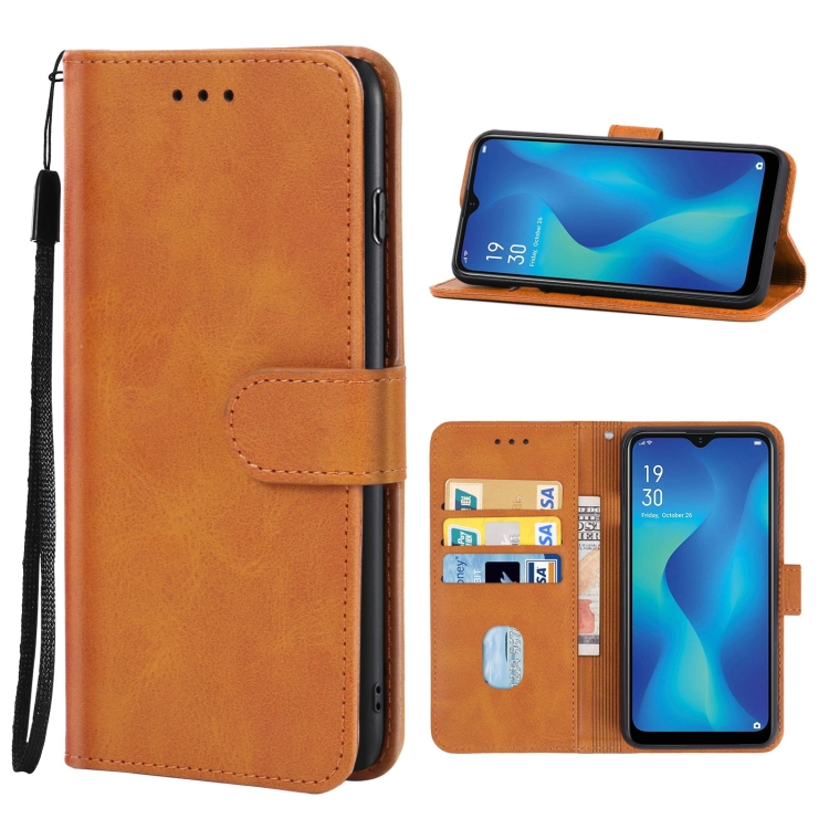 oppo a1k leather cover