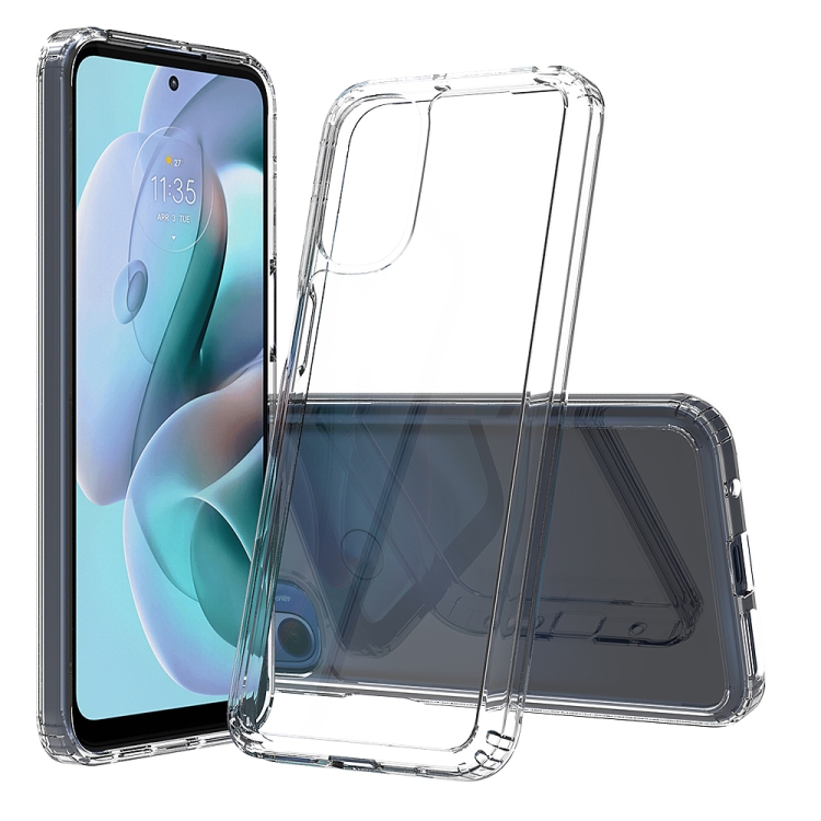 Para Motorola Moto G73 5G imak a prueba de golpes Airbag TPU Funda para  teléfono (negro transparente)