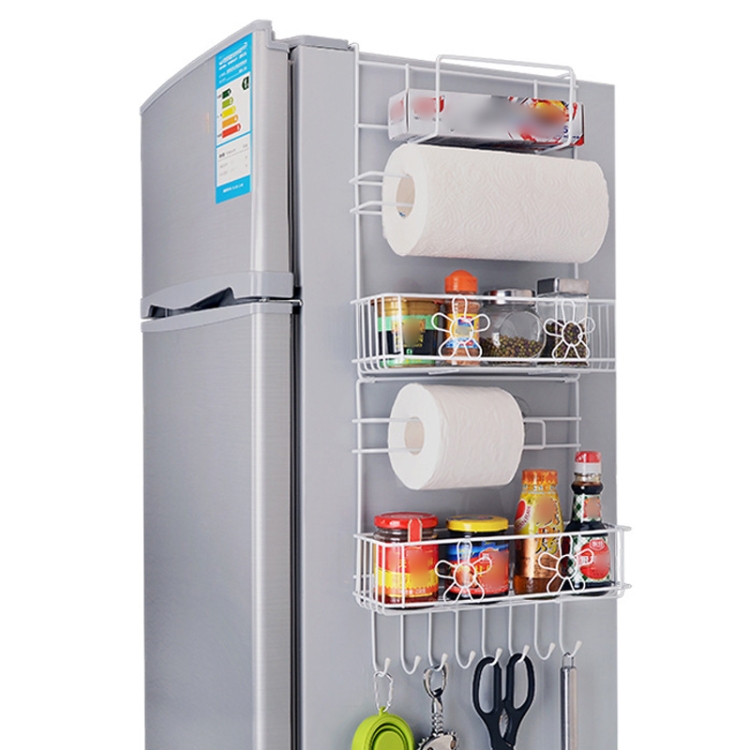 Support de rangement pour réfrigérateur multicouche étagère