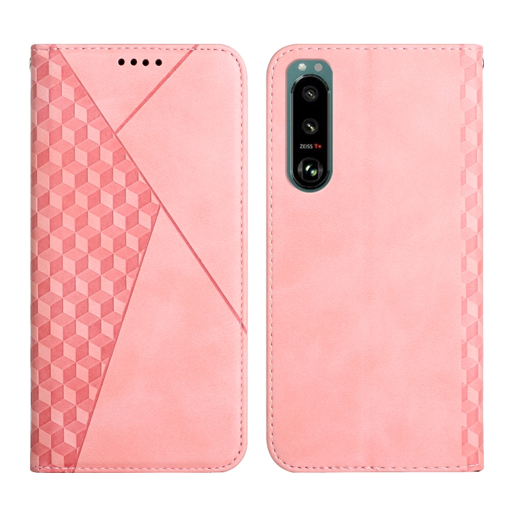 Para OPPO Reno 10 5G Global/Reno 10 Pro 5G Global Diamond Splicing Skin  Feel Funda de cuero magnética para teléfono (oro rosa)