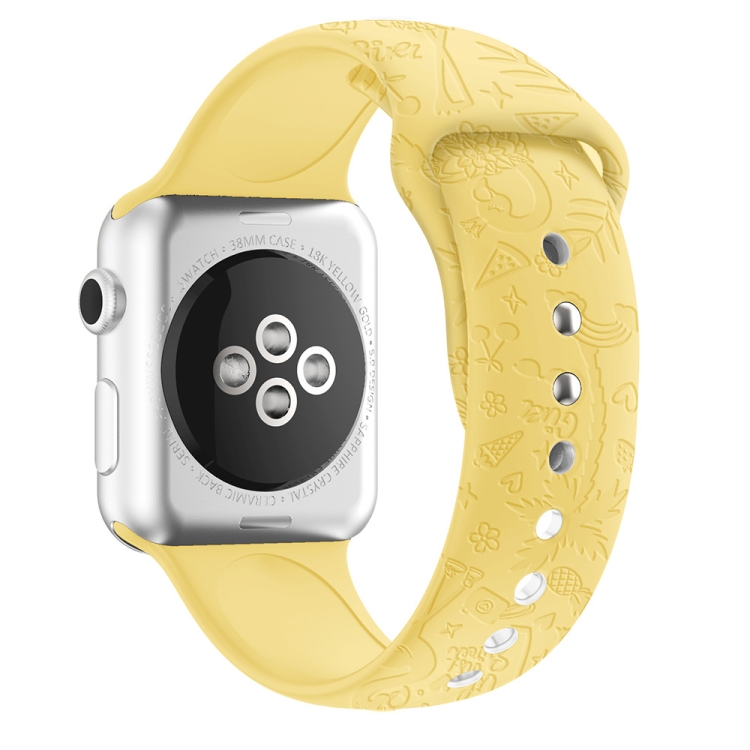 Pale yellow shop apple watch band