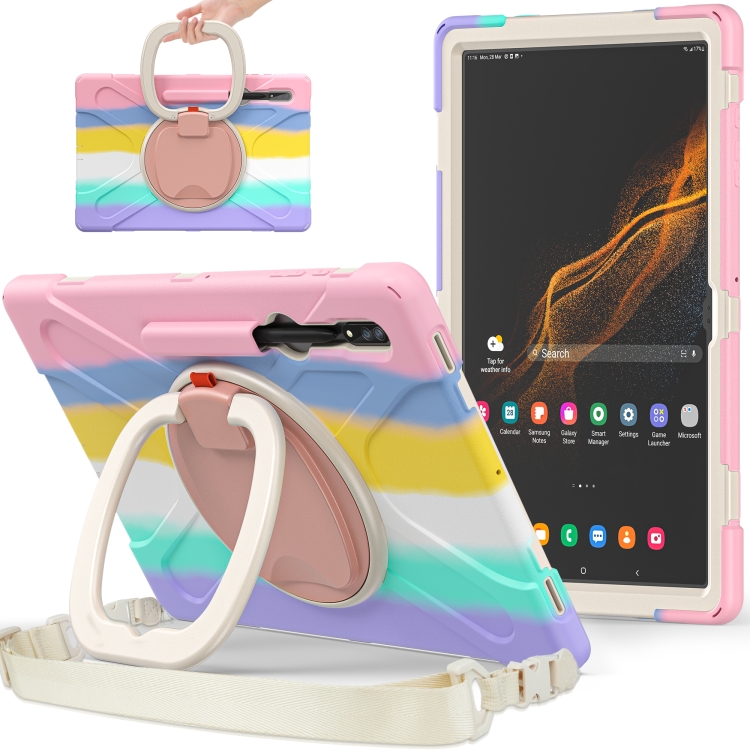 Pour Samsung Galaxy Tab S8 Ultra Silicone + PC Tablette Tablet