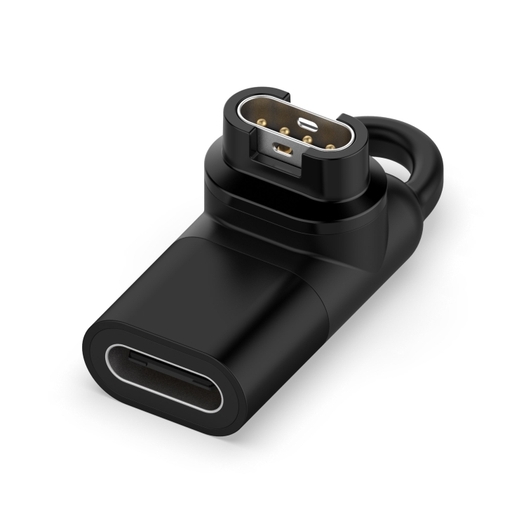 Pour Garmin Type-C / Adaptateur de charge de montre femelle USB-C (noir)
