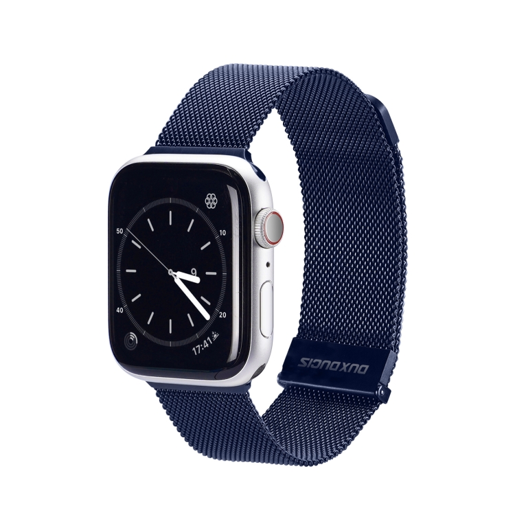 Strap for Apple Watch 45mm / 44mm / 42mm Silicone Adjustable Dux DUCIS Blue