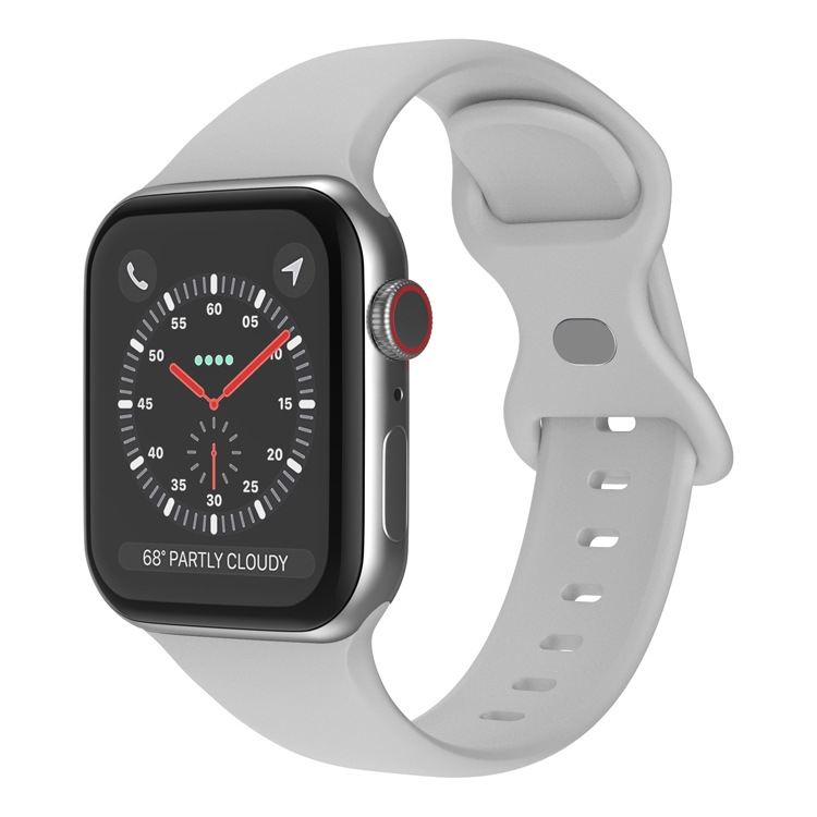 Butterfly Buckle Silicone Watch Band 