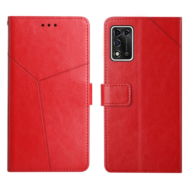 For ZTE Libero 5G II Y Stitching Horizontal Flip Leather Phone