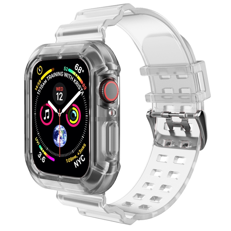 透明表带适用于Apple Watch Series 8&7 45mm / SE 2&6&SE&5&4 44mm
