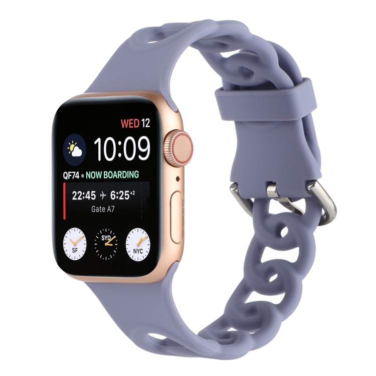 Hollow Silicone Watch Band For Apple 