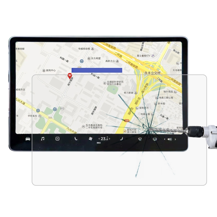Displayschutzfolien GPS-Navigation Schutzfolie Aus Gehärtetem Glas