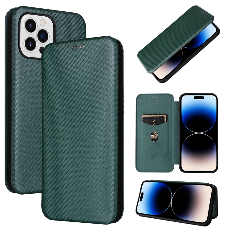 Funda de cuero verde pino iPhone 11 Pro Max