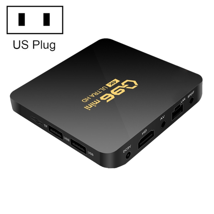 Q96 Mini 4K Ultra HD Smart TV Box, Android 7.1.2, Amlogic S905.